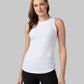 WOMEN'S SOFT RIB HIGH NECK TANK