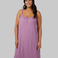 WOMEN'S SOFT RIB FLOWY BRA DRESS