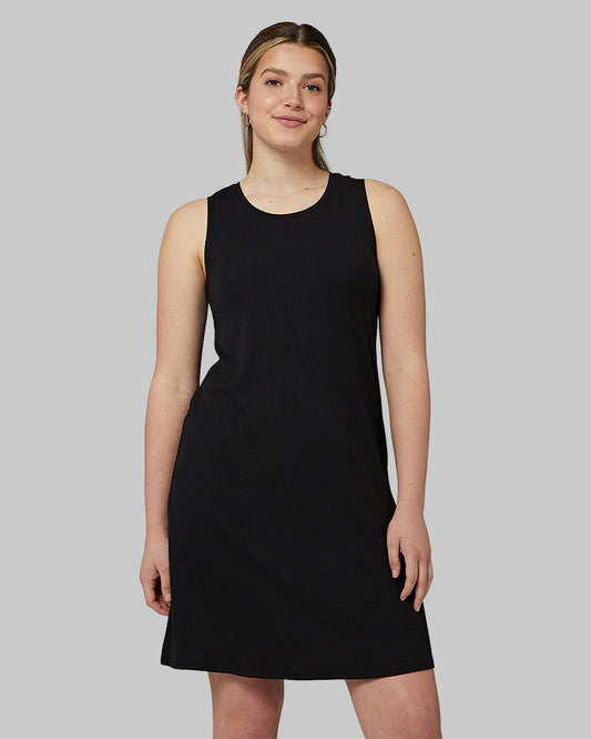 WOMEN'S SOFT RIB TANK SWING DRESS