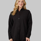 WOMEN'S SOFT GAUZE OVERSIZED LONG SLEEVE BUTTON-UP