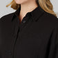 WOMEN'S SOFT GAUZE OVERSIZED LONG SLEEVE BUTTON-UP