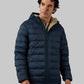 MEN'S HOODED SHERPA-LINED JACKET