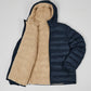 MEN'S HOODED SHERPA-LINED JACKET