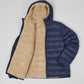 MEN'S HOODED SHERPA-LINED JACKET