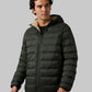 MEN'S HOODED SHERPA-LINED JACKET