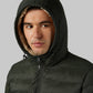 MEN'S HOODED SHERPA-LINED JACKET