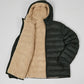 MEN'S HOODED SHERPA-LINED JACKET