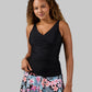 WOMEN'S FITTED RUCHED SWIM TANKINI