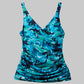 WOMEN'S FITTED RUCHED SWIM TANKINI