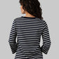 WOMEN'S LUXE KNIT 3/4 SLEEVE T-SHIRT