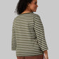 WOMEN'S LUXE KNIT 3/4 SLEEVE T-SHIRT