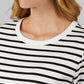 WOMEN'S LUXE KNIT 3/4 SLEEVE T-SHIRT