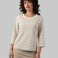 WOMEN'S LUXE KNIT 3/4 SLEEVE T-SHIRT