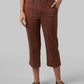WOMEN'S MINI KNIT TWILL CAPRI
