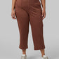 WOMEN'S MINI KNIT TWILL CAPRI