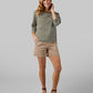 WOMEN'S MINI KNIT TWILL 5-INCH SHORT