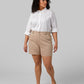 WOMEN'S MINI KNIT TWILL 5-INCH SHORT