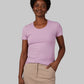 WOMEN'S SOFT RIB FITTED T-SHIRT