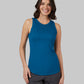 WOMEN'S SOFT RIB HIGH NECK TANK