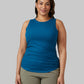 WOMEN'S SOFT RIB HIGH NECK TANK