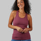 WOMEN'S SOFT RIB RACERBACK BRA TANK