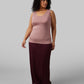 WOMEN'S SOFT RIB MAXI SKIRT