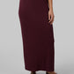 WOMEN'S SOFT RIB MAXI SKIRT