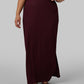 WOMEN'S SOFT RIB MAXI SKIRT