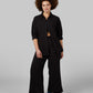 WOMEN'S SOFT GAUZE OVERSIZED LONG SLEEVE BUTTON-UP