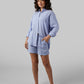 WOMEN'S SOFT GAUZE OVERSIZED LONG SLEEVE BUTTON-UP