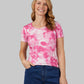 WOMEN'S COOL PRINTED FITTED T-SHIRT
