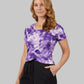 WOMEN'S COOL PRINTED FITTED T-SHIRT