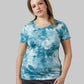 WOMEN'S COOL PRINTED FITTED T-SHIRT