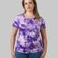 WOMEN'S COOL PRINTED FITTED T-SHIRT