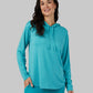WOMEN'S COOL LONG SLEEVE HOODED T-SHIRT