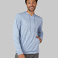 MEN'S COOL LONG SLEEVE HOODED T-SHIRT