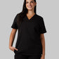 WOMEN'S CHEST POCKET V-NECK SCRUB TOP