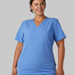 WOMEN'S CHEST POCKET V-NECK SCRUB TOP
