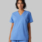 WOMEN'S CHEST POCKET V-NECK SCRUB TOP