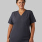 WOMEN'S CHEST POCKET V-NECK SCRUB TOP