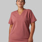 WOMEN'S CHEST POCKET V-NECK SCRUB TOP