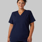 WOMEN'S CHEST POCKET V-NECK SCRUB TOP