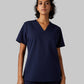 WOMEN'S CHEST POCKET V-NECK SCRUB TOP