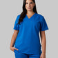 WOMEN'S CHEST POCKET V-NECK SCRUB TOP