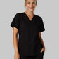 WOMEN'S 2-POCKET V-NECK SCRUB TOP