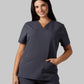 WOMEN'S 2-POCKET V-NECK SCRUB TOP