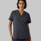 WOMEN'S 2-POCKET V-NECK SCRUB TOP