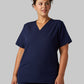 WOMEN'S 2-POCKET V-NECK SCRUB TOP