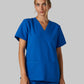 WOMEN'S 2-POCKET V-NECK SCRUB TOP