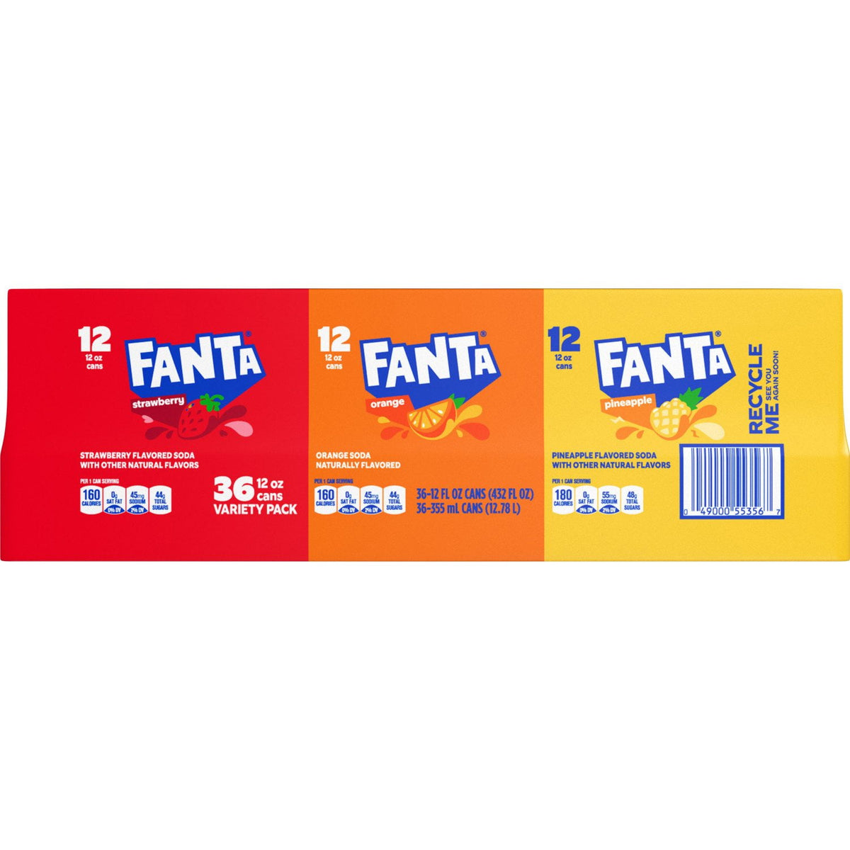 Fanta Cans Variety Pack 12 fl. oz. 36 pk.